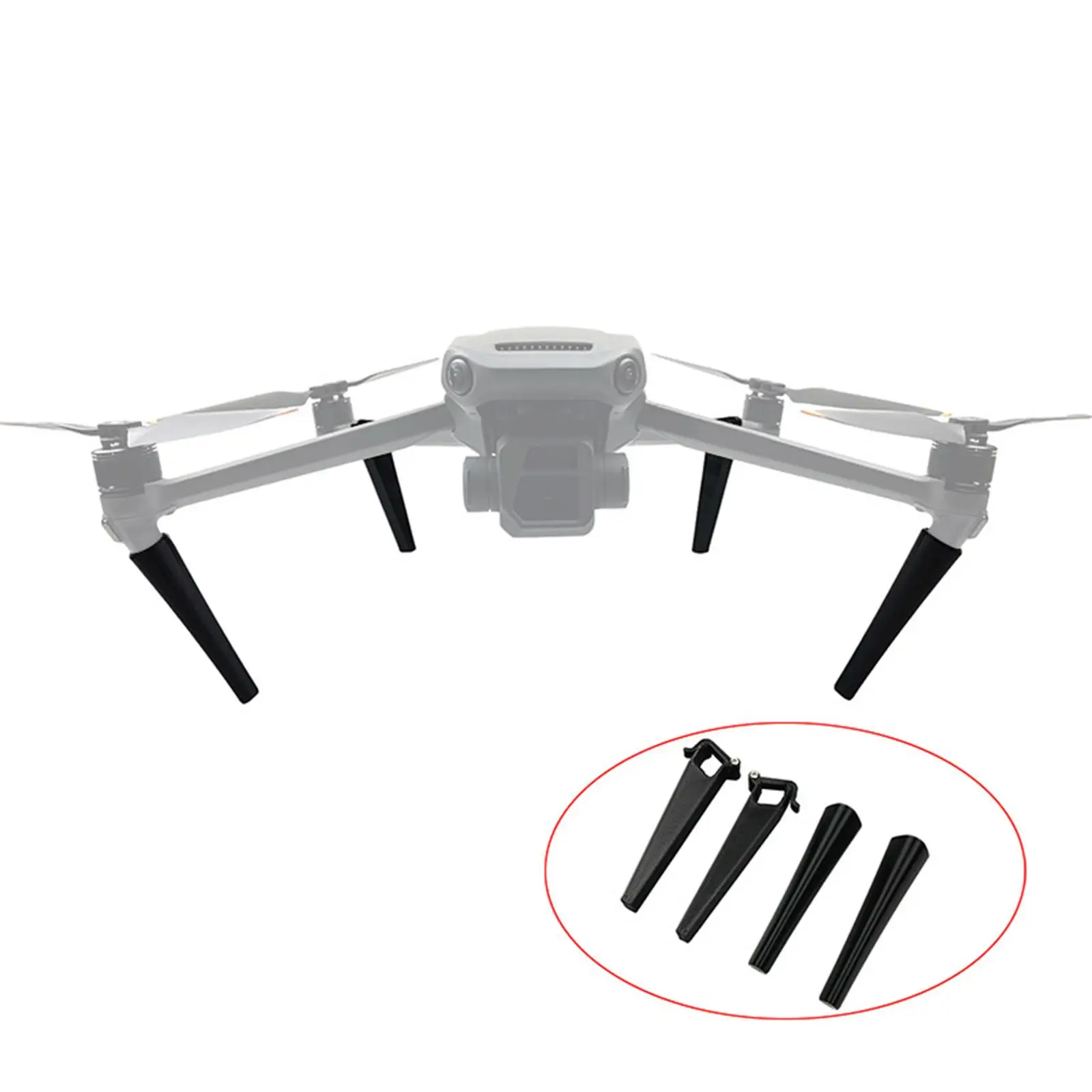 Protector de extensión de tren de aterrizaje extendido para reemplazo de Cine DJI Mavic 3/3