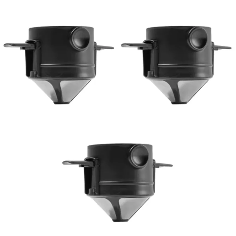 

A98I-Stainless Steel Coffee Maker Portable Coffee Filter Reusable Drip Coffee Tea Holder Paperless Pour Over Coffee Dripper