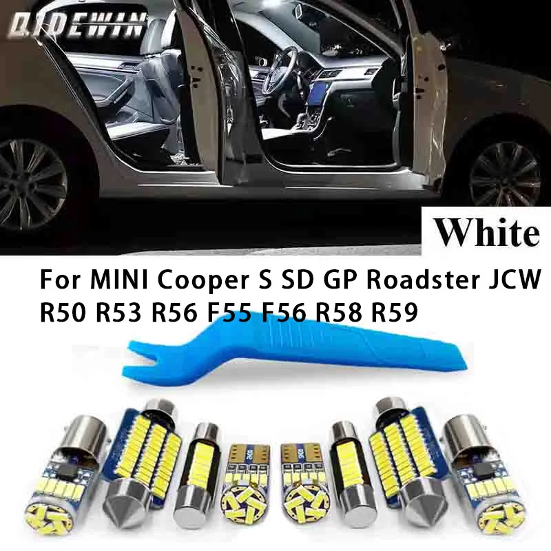 

Car Interior LED Light Canbus For MINI Cooper S SD GP Roadster JCW R50 R53 R56 F55 F56 R58 R59 2003-2021 Auto Accessories