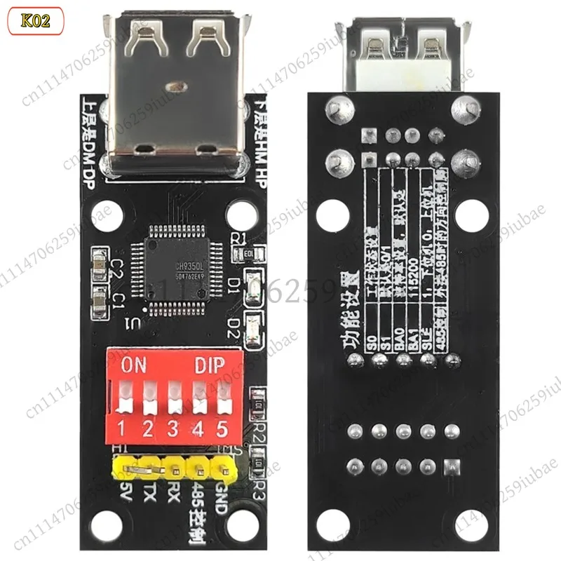 THANKSGIVING DAY CH9350 HID to Serial Converter Module USB to TTL RS232 UART Virtual COM Port for Keyboard Mouse Barcode Scanner