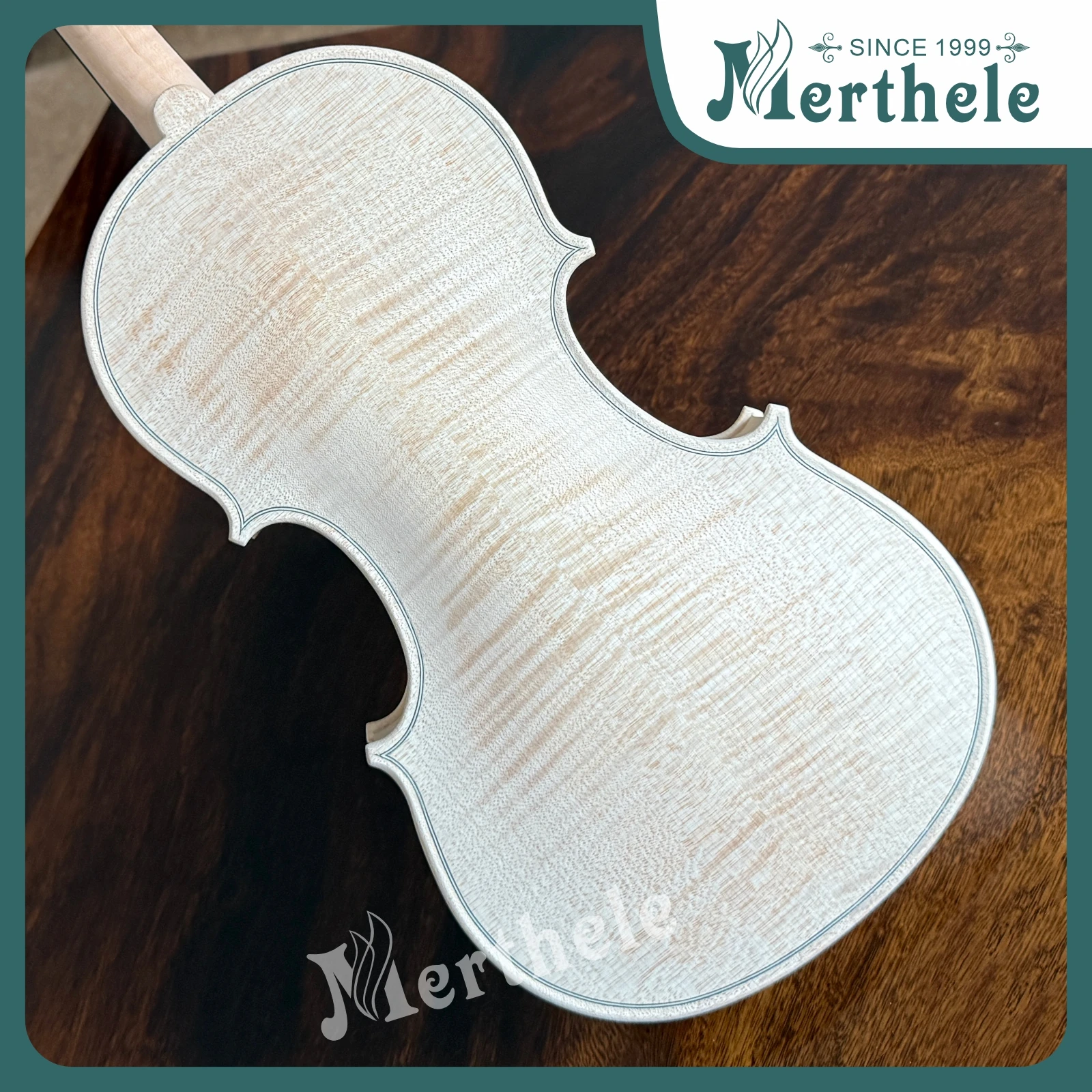 لهب القيقب الكمان بالحجم الكامل كمان غير مكتمل خشب التنوب صناعة يدوية 4/4