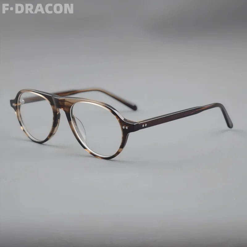 

Retro Board Eyeglass Frame Fashionable Men's And Women's Eyeglass Frame Anti Blue Light Optical Prescription Frame 5406