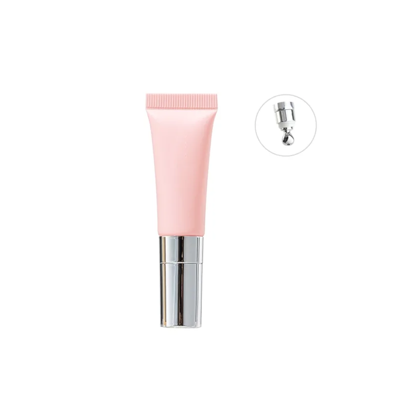 10 Stuks 10 Ml Massage Deksel Knijpbuizen Roze Wit Helder Geel Monster Buizen Lipgloss Oogcrème Plastic Buis container Groothandel - afbeelding 1