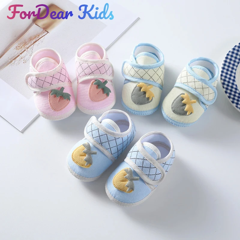 Baby Girl Shoes First Walkers Lace Floral Newborn Baby Shoes Princess Infant Toddler Baby Shoes for Boys Flats Soft Prewalkers