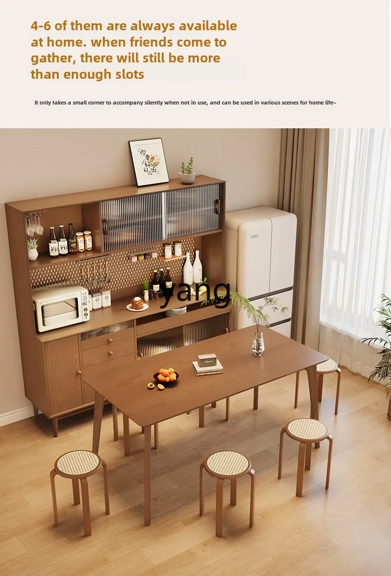 LTT solid wood round stool small stool household low stool thickened can be stored and stacked for spare