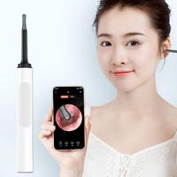 Ear Wax Cleaner With Camera 3.5mm Earwax Clean Otoscope Spoon Android Phone Earwax Type-C Support 500W Pixel With Remover E H5U2