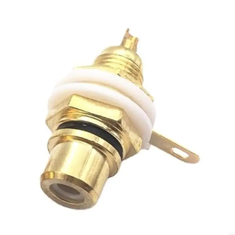 Y3NC Golduped Lotus RCA Socket Socket Socket Socket RCA Plug Discover Terminal- медь-