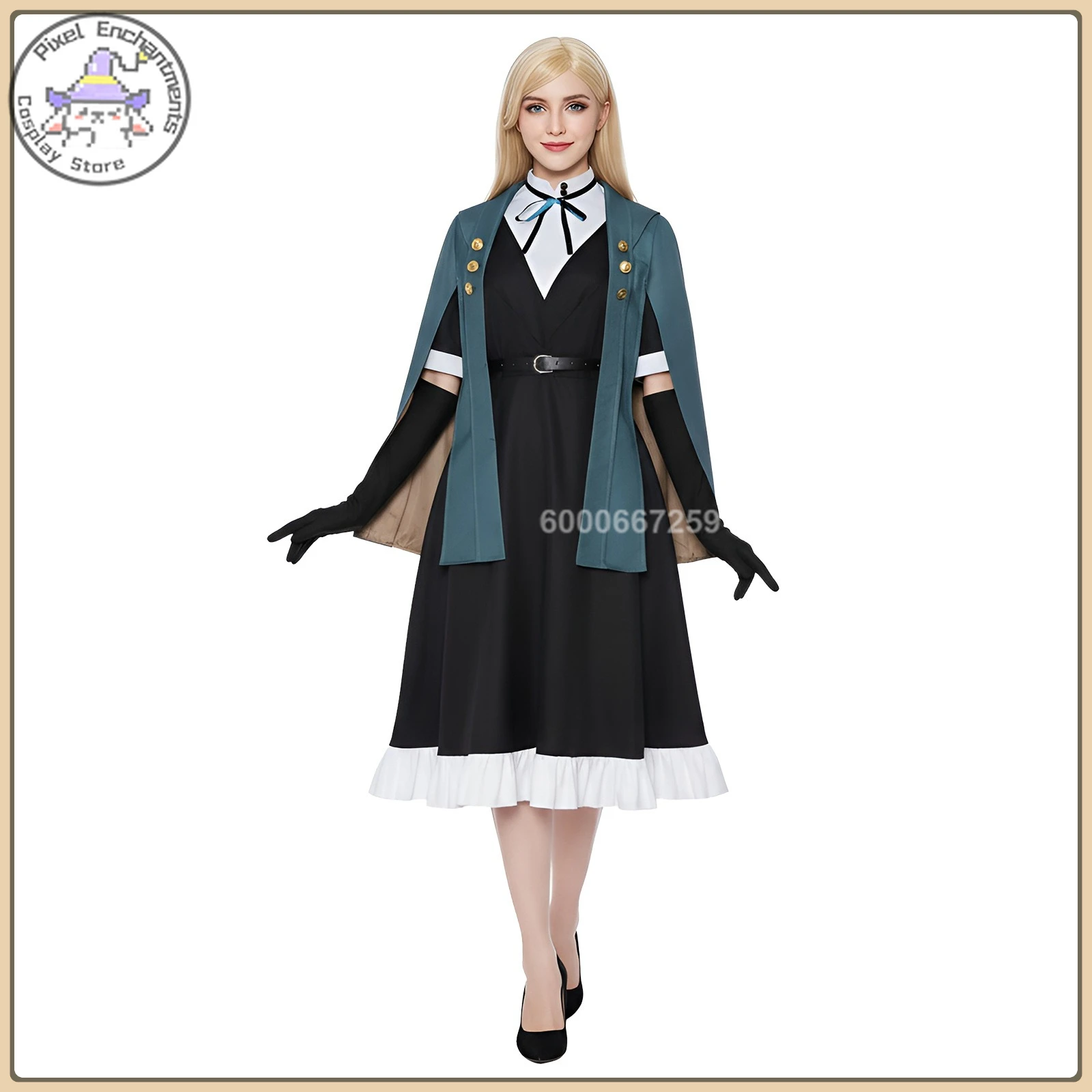 

Honkai:Star Rail Firefly Cosplay Costume (Chic Style)Short Black Uniform Dress Full Set High Quality Anime Outfit (Female Adult)