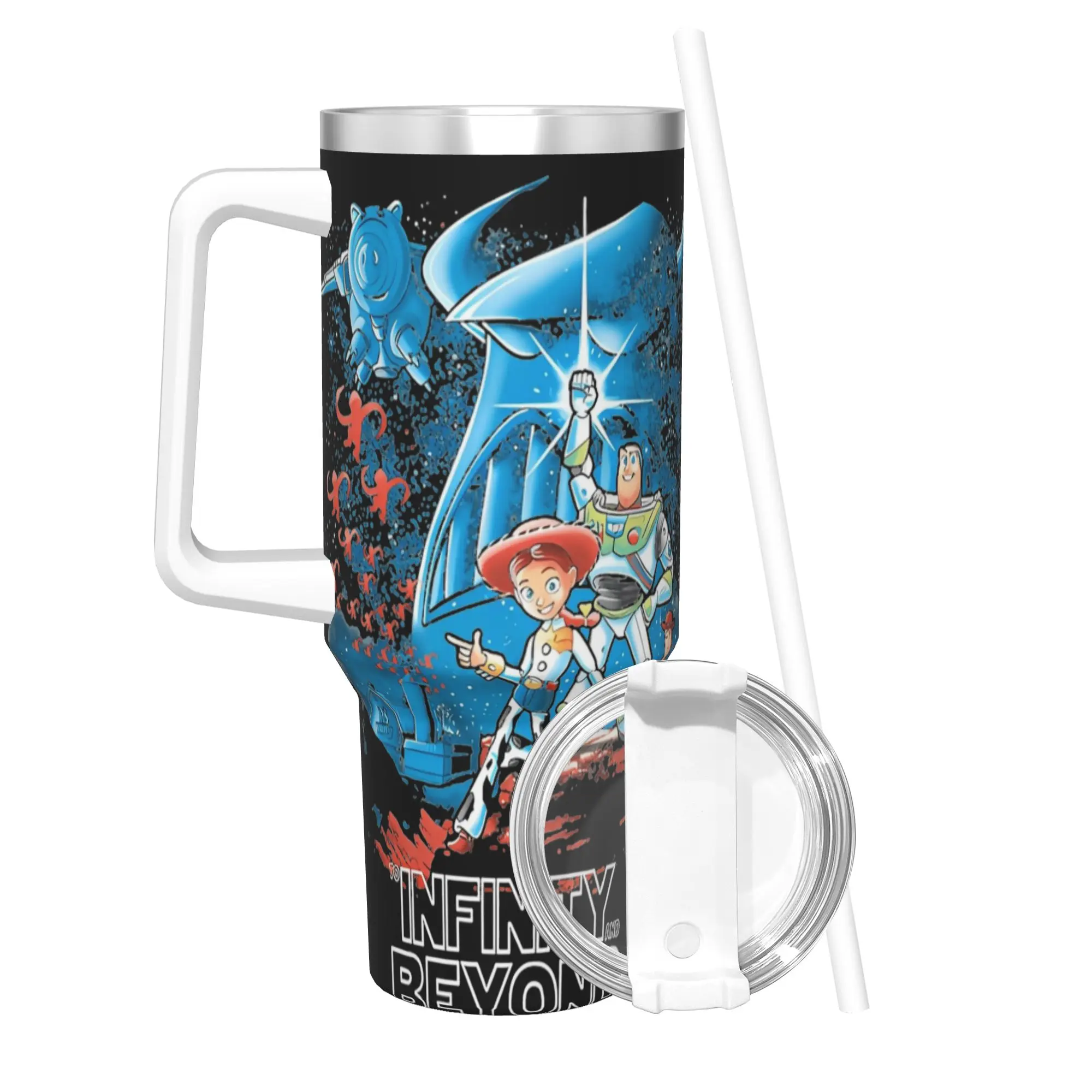 

История игрушек мультфильм Базз Лайтер стакан с вакуумной изоляцией термочашка из нержавеющей стали офисные домашние кружки бутылка для воды