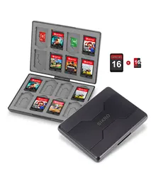 For Nintend Switch Accessories Portable Game Cards Case 16 in 1 Shockproof Hard Shell Cover Storage Box For Nintendo Switch NS