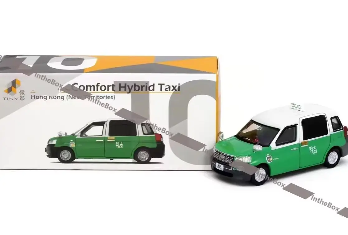 theBox Store TINY 10 Comfort Hybrid Taxi Hong Kong Diecast Model Car Collection Limited Edition Hobby Toys