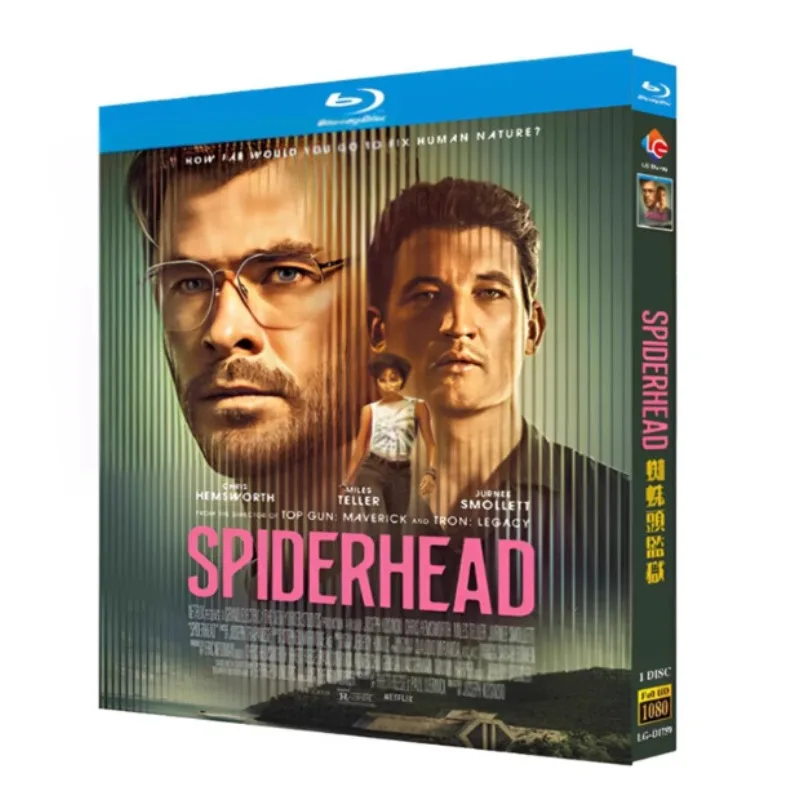Spiderhead (2022) Blu-ray disc 1-D New Box Set Sealed