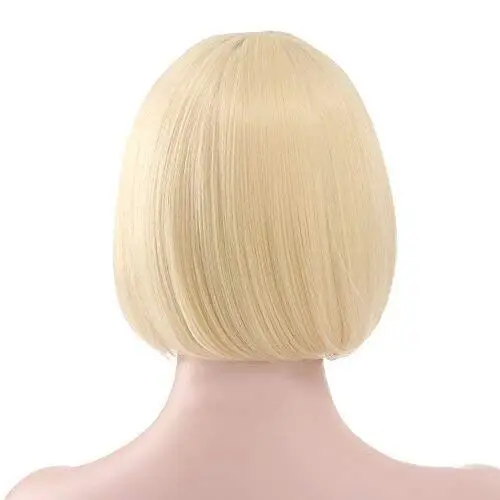 Short Straight Flapper Cosplay Costume Bob Wig