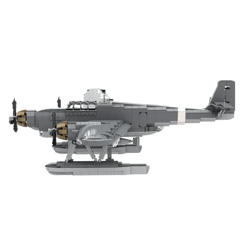 1481PCS NIEUWE DIY Z.506 Airone Bouwstenen Assembleren Watervliegtuig Transport Vliegtuig Model Speelgoed Verjaardagscadeau Technische MOC- 126914