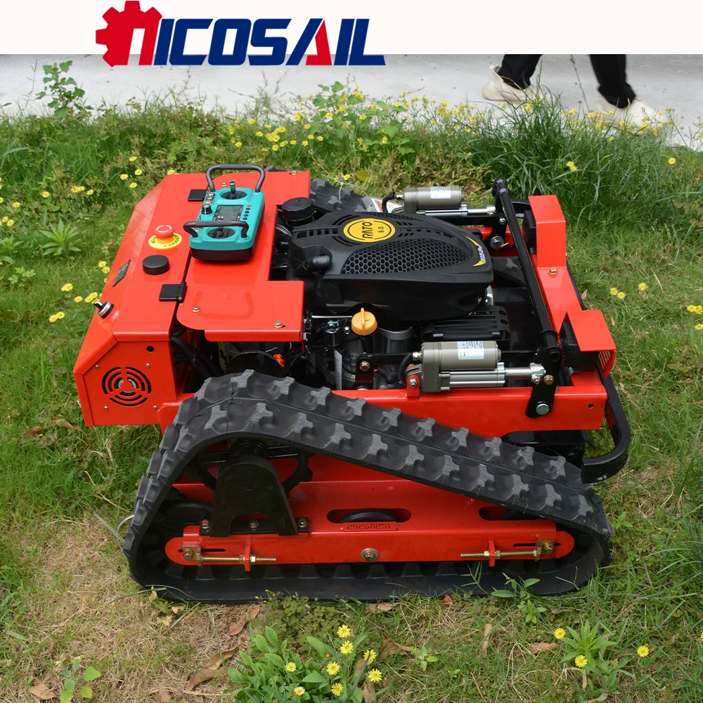 

Custom 500mm RC Brush Cutter for Reservoir Embankment Vegetation Control CE Euro 5 Track Machine