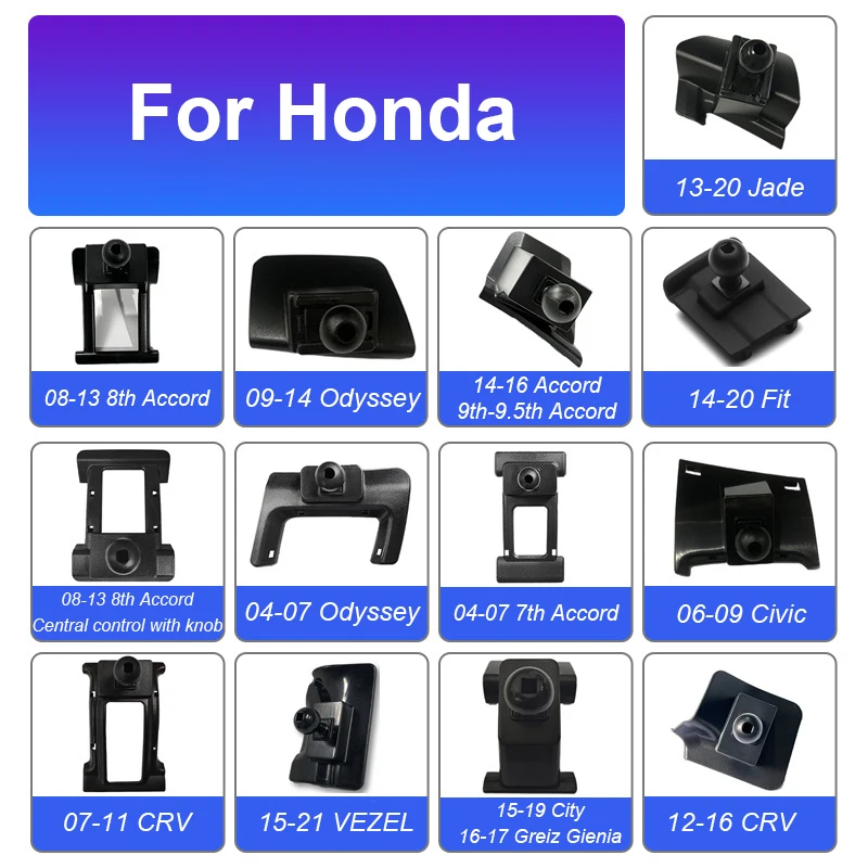 Car Special Mobile Phone Holder Base Vent Mount Bracket Clip For Honda Accord Civic Fit Accrod XRV CRV Avancier Odyssey Elysion