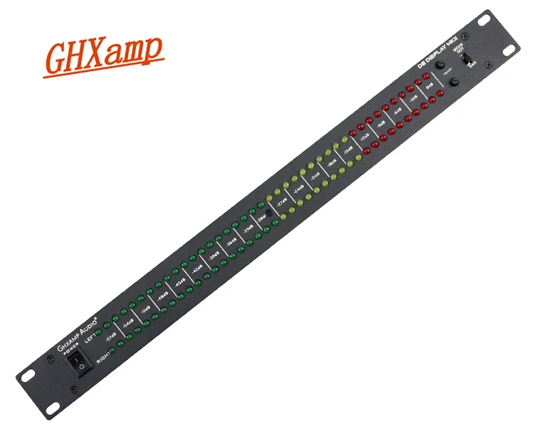 GHXAMP profesional Dual 40 LED espectro etapa amplificador doméstico altavoz Audio estéreo indicador de nivel-57dB-0dB