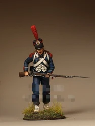 54MM Resin Figure Unpainted Model Kit, military theme, French Light Infantry, Unassembled and unpainted GK,