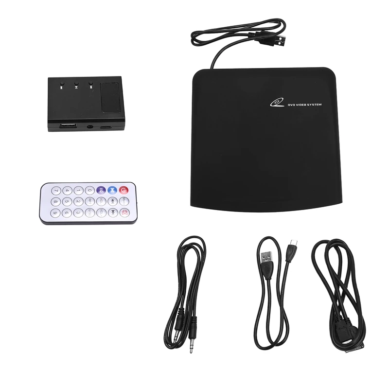 

Car External Stereo Radio Dish Box CD/DVD Player USB Interface With AUX Box For Android Player Radio Accessories