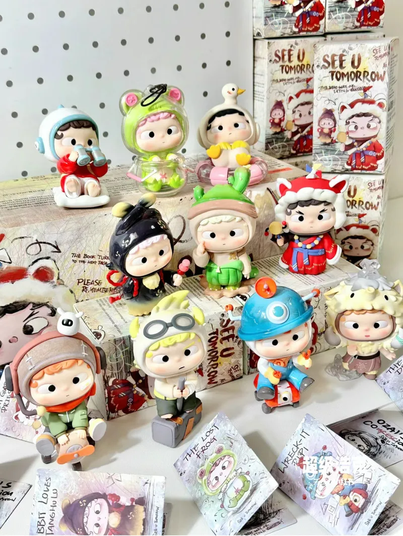 

Оригинальные коллекционные фигурки Ozai Series 4 Blind Box See U Tomorrow New Release в стиле поп-арт для декора рабочего стола и дома, для коллекционеров игрушек