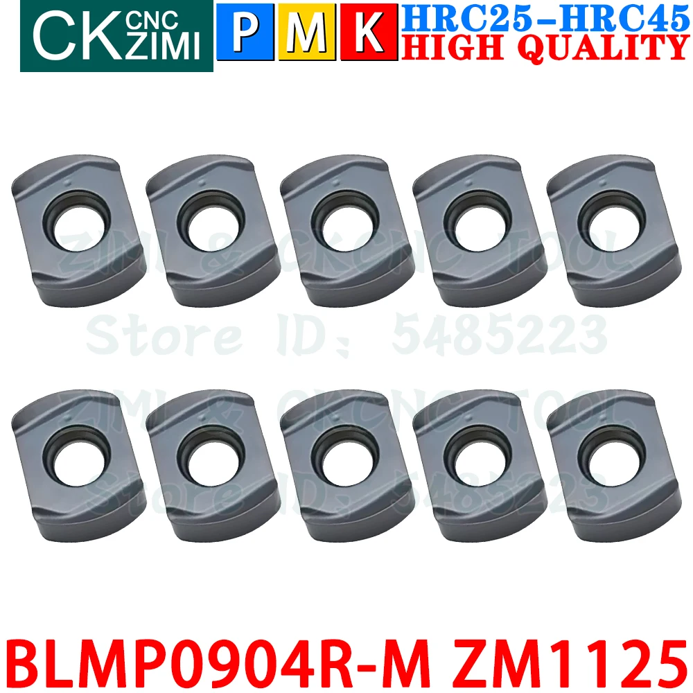 BLMP0904R-M ZM1125 BLMP 0904R M Carbide Insert Fast Feed Milling Insert Tool TEBL09 TFMBL CNC Metal Lathe Indexable Milling Tool