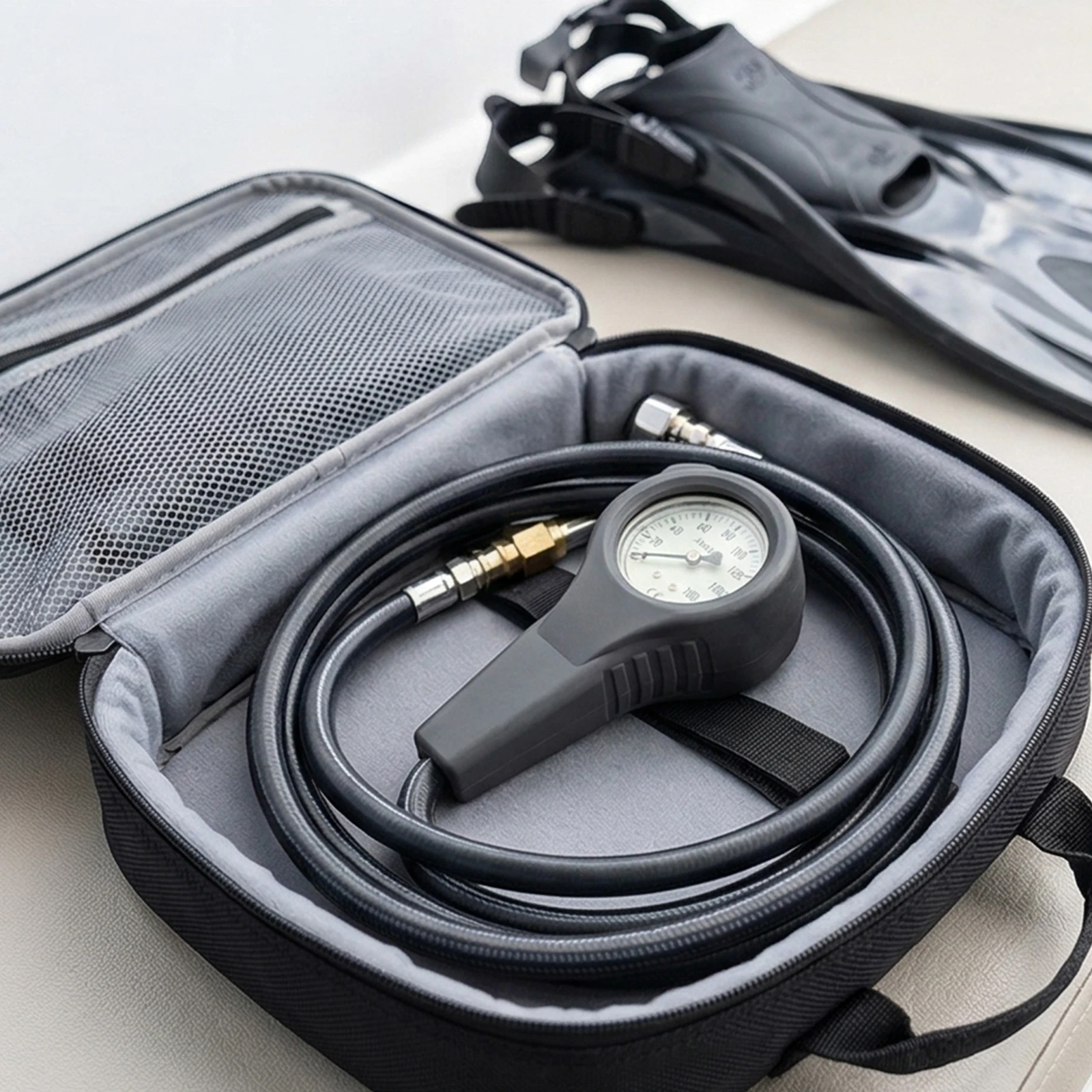 

Защитный чехол для манометра для дайвинга, предотвращающий царапины, портативный защитный кожух для манометров, запчасти для металлических головок 52-53 мм