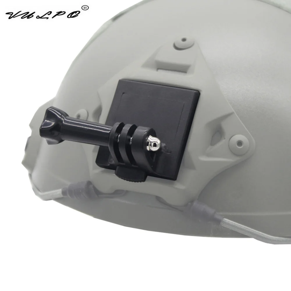 VULPO New FAST/MICH/NVG Tactical Helmet Base Adapter Fixed Mount For Gopro HD Hero Action Camera