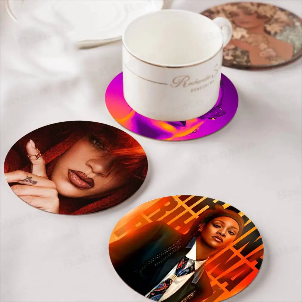 Singer R-RIHANNA Vintage Wooden Designs for Coffee & Tea, Washable Art Pieces for Cozy Home Cafe