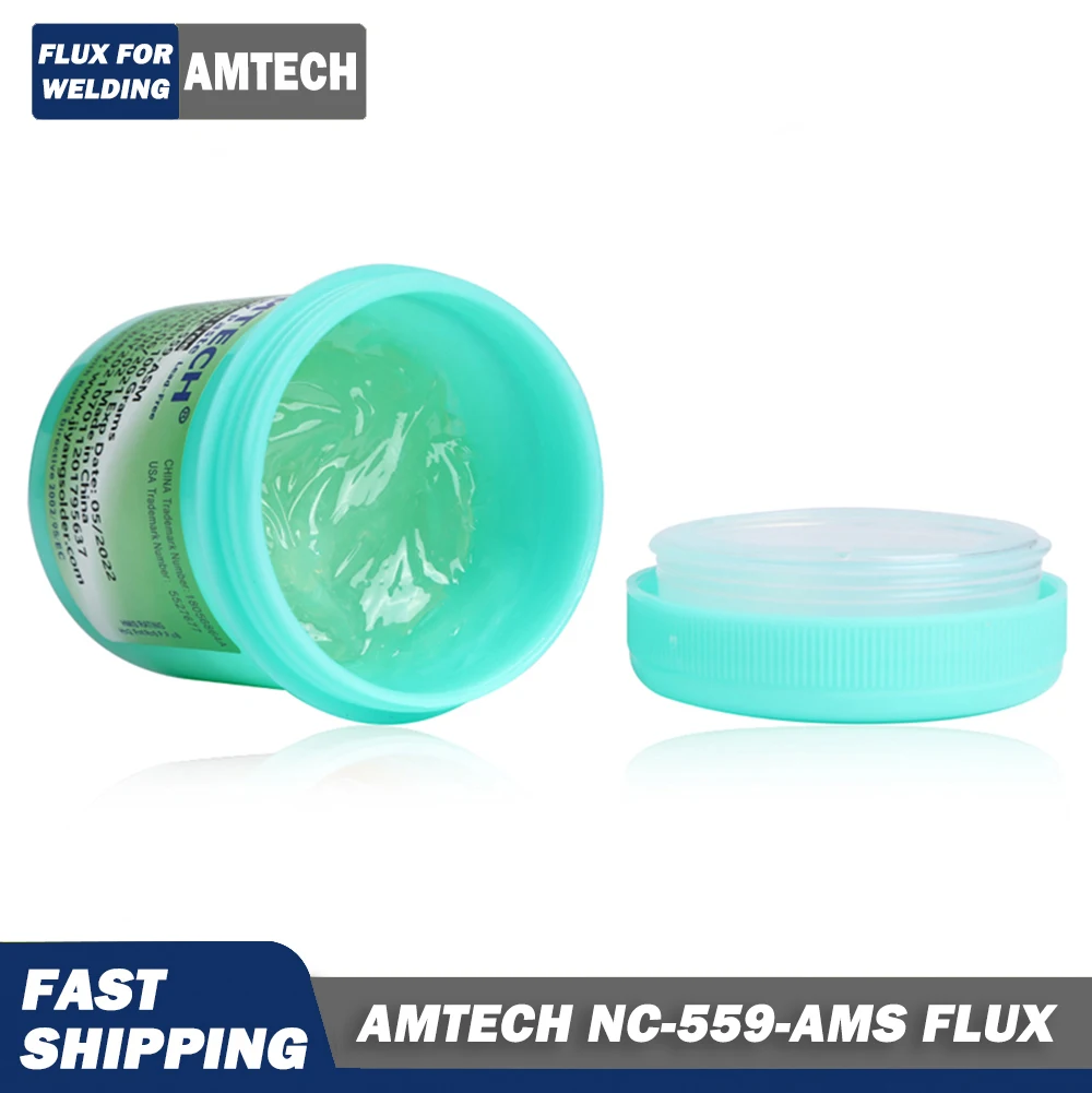 Amtech Nc-559-asm Flux Welding Fluxes Smd Soldering Bga Rework Station Welding Soldering Supplies，100g Nc 559 Flux No Clean