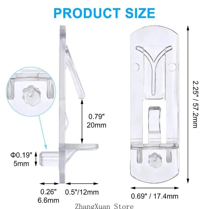 Verriegelbare Regal-Hardware-Stützstifte, 20 Stück, für Schrankregal-Reparaturen, 3 x – Detail 6