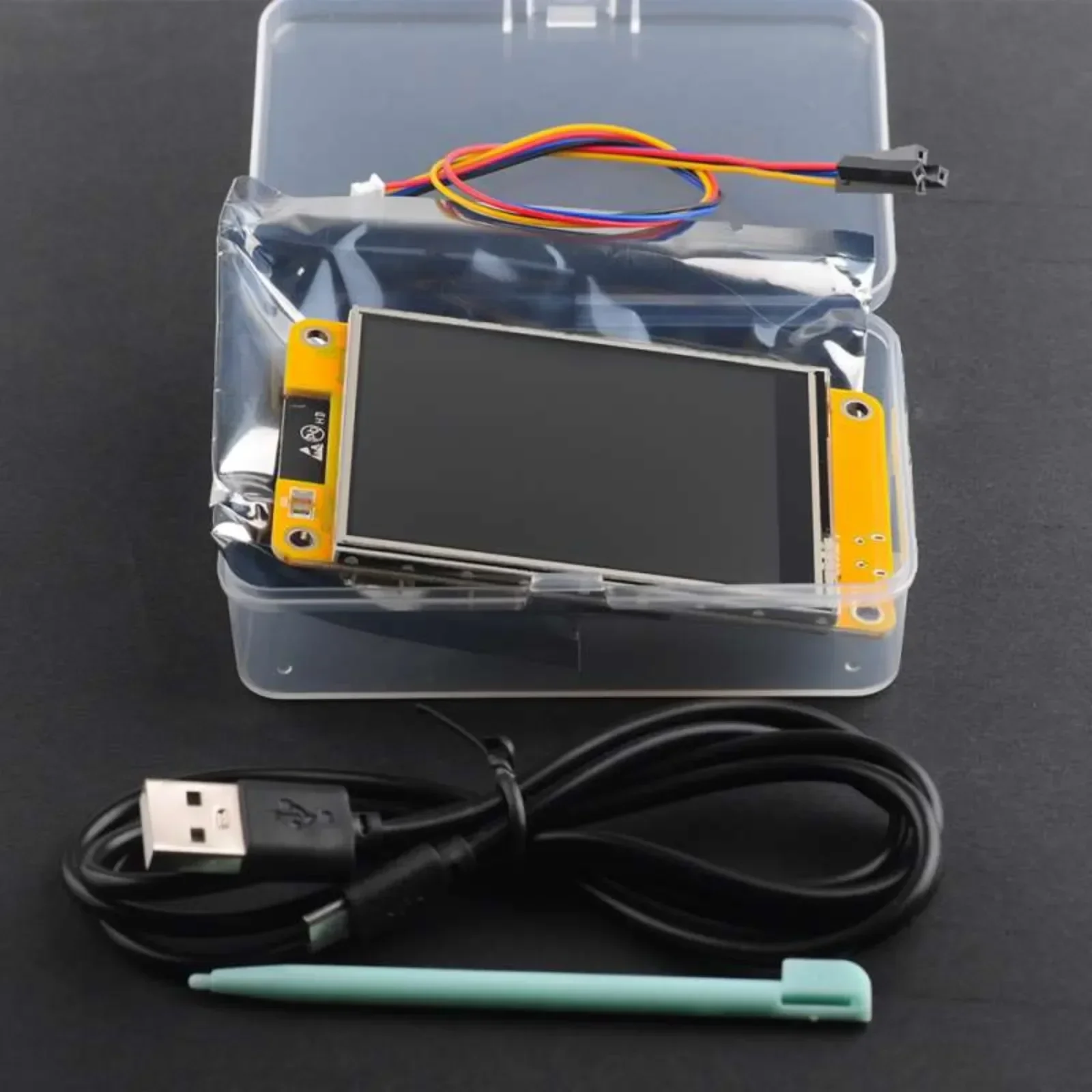 Display ESP32 da 2,8" ESP32-2432S028R Modulo LCD TFT touchscreen resistivo ILI9341 Scheda di sviluppo ESP-WROOM-32 + Custodia in acrilico