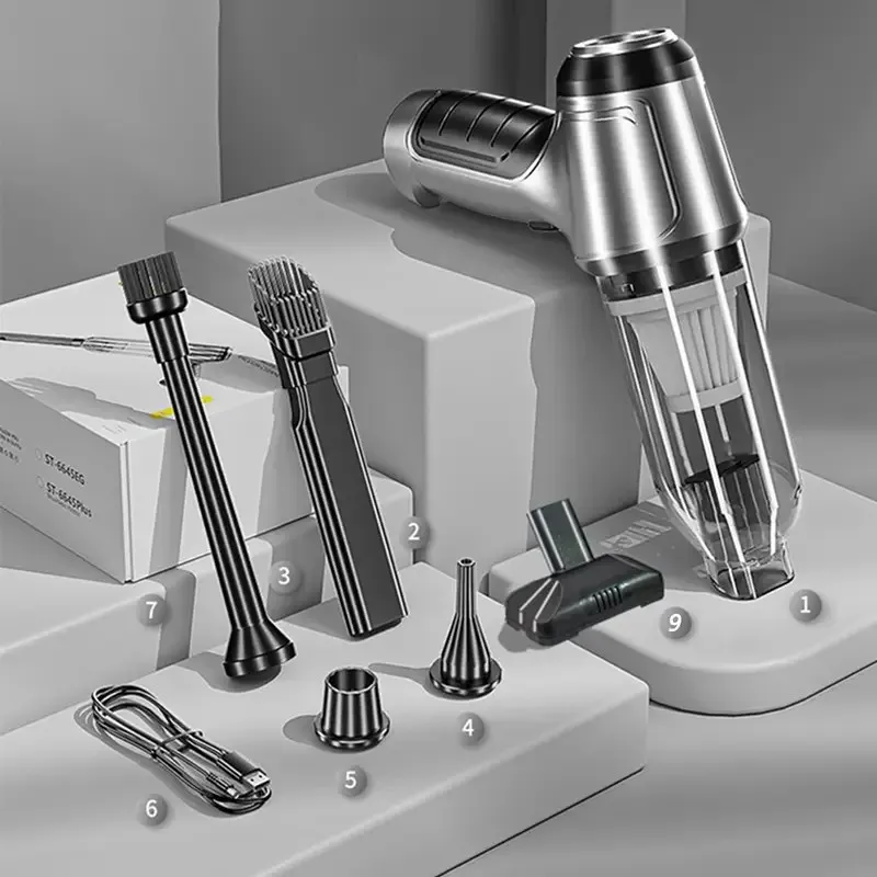 

1pc Vacuum Cleaner 9000PA Wireless Handheld Vacuum Cleaner Appliance Car Vacuum Cleaner Wireless Handheld Car Vacuum Vacuuming