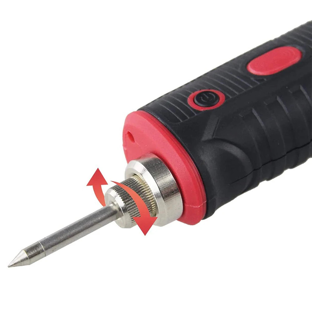 Wireless Battery Soldering Head Suitable For USB Soldering Head E10 Interface Soldering Iron Head Threaded Soldering Iron Head