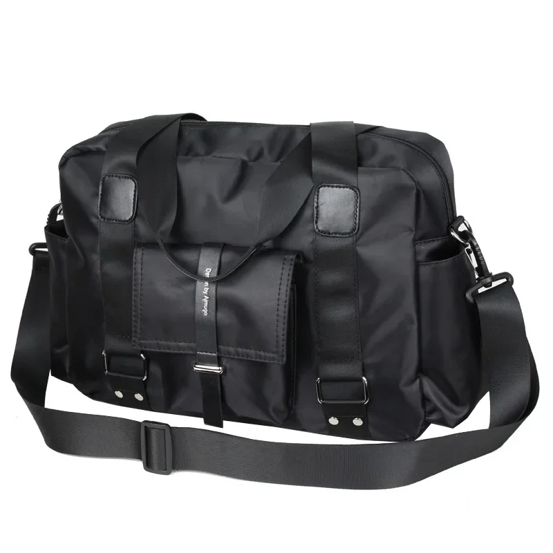 Nieuwe Collectie 2024 Heren Casual Schoudertas Nylon Materiaal Handtas Grote Capaciteit Reistas Crossbody Tassen Schooltas