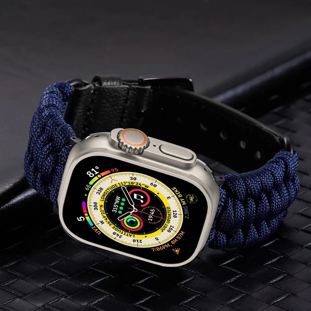 correa for apple watch 10 46mm 42mm band iwatch 9 8 7 45mm 41mm se 6 5 4 44mm 40mm ultra 2 49mm 3 38mm strap soprts nylon bands