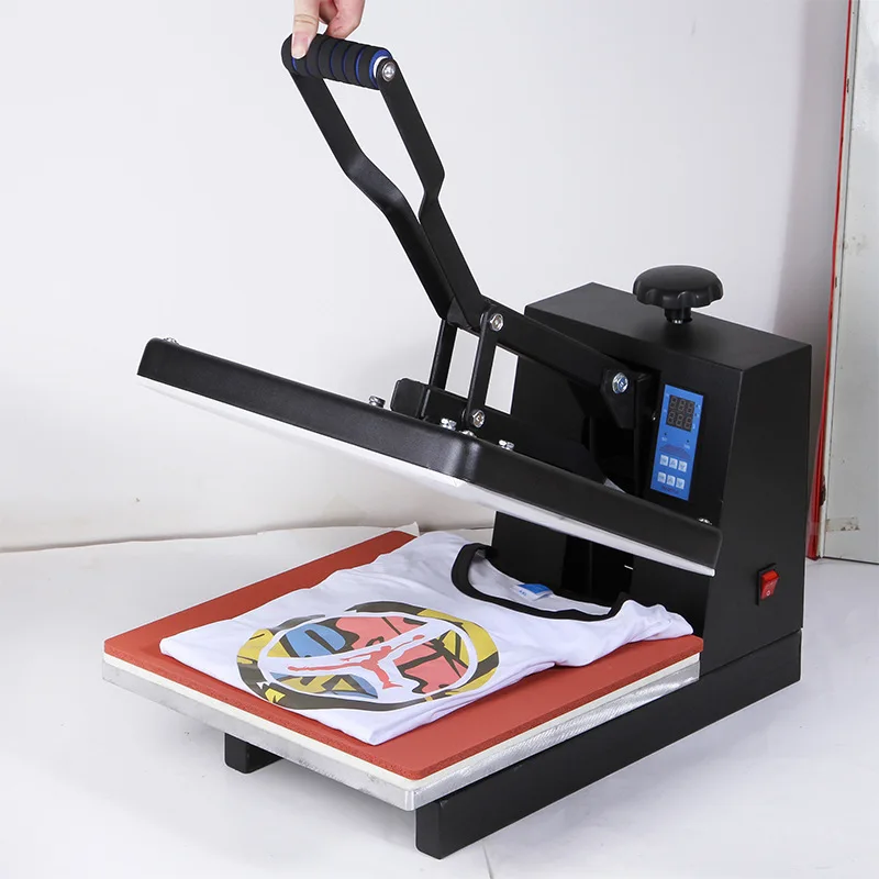 

40*60cm Thermal Transfer Flatbed Embossing Printing Semi-Automatic Lanyard Sublimation Mini Heat Press Machine for Garment