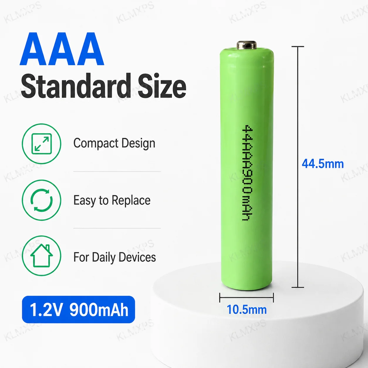

AAA 1.2V Ni-MH 900mAh Rechargeable Battery For Wireless Mouse Keyboard Remote Control Toy Pre-Charged NiMH AAA Cell