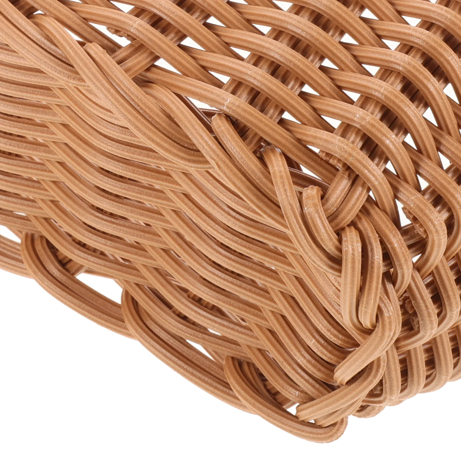 

Imitation Rattan Storage Basket Kitchen Countertop Utensil Organizer For Cutlery Chopsticks Flatware Tableware Household