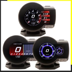 Profession Magician OBD2 F835 Head Up Display Car Digital Boost Gauge Voltage Speed Meter Water Temp Alarm Oil Auto F 835 OBD 2