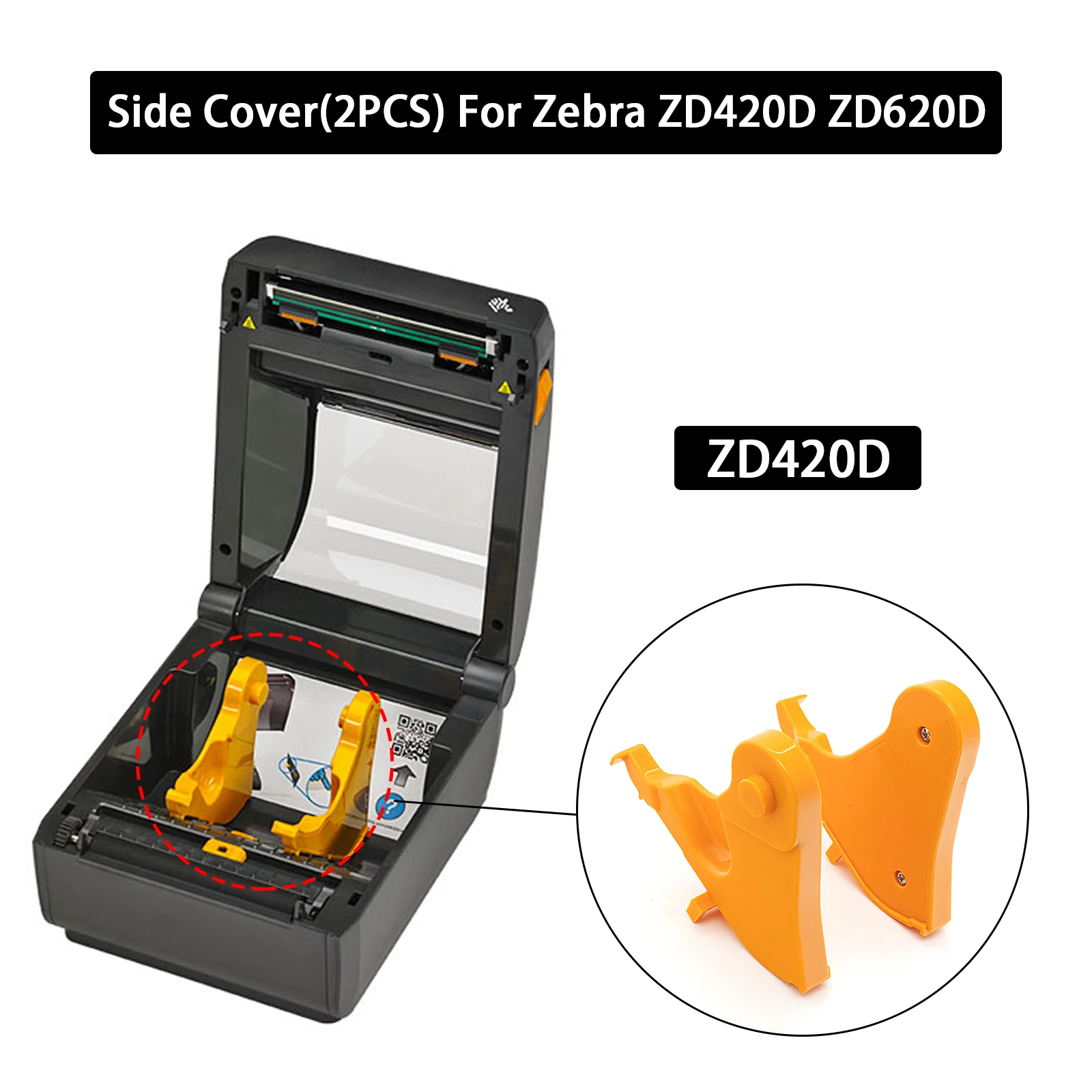 

(2PCS) Thermal Printer Holder Adjustable Arm Repair Kit For Zebra ZD420D ZD620D