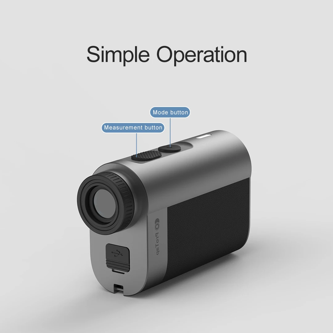 Protap atacado 1000m telêmetro de golfe com 7x alta definição inclinação laser rangefinder 7x telescópio de golfe