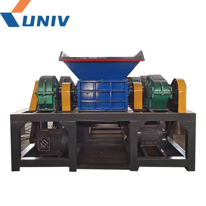 Univ Automatic Mini Plastic Shredder Machine Scrap Paper Curhsing Recycle Equipment For Sale