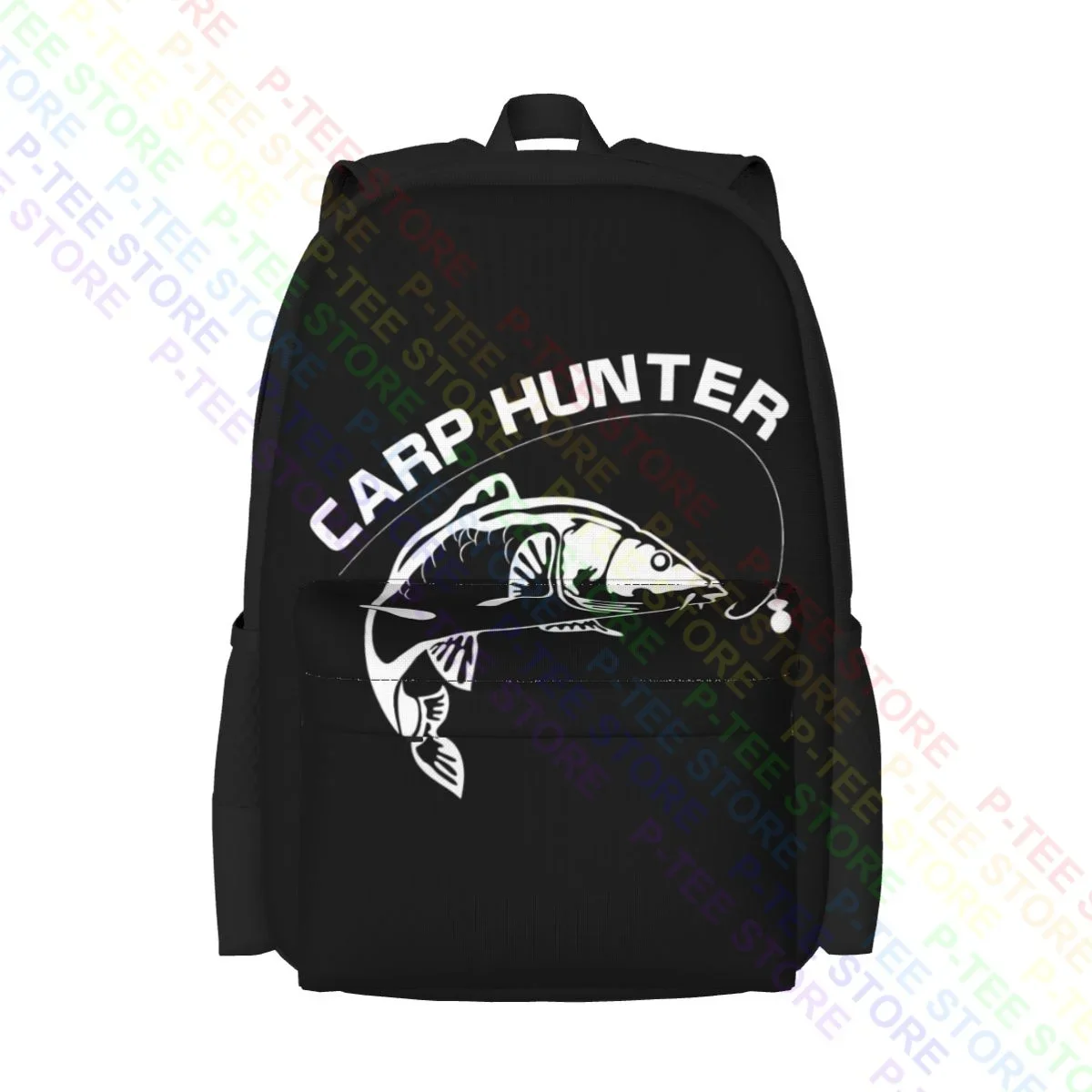 

Carp Hunter Fisherman Angler Adult Fish Carp Coarse Large Capacity Backpack Backpack Gym Tote Bag