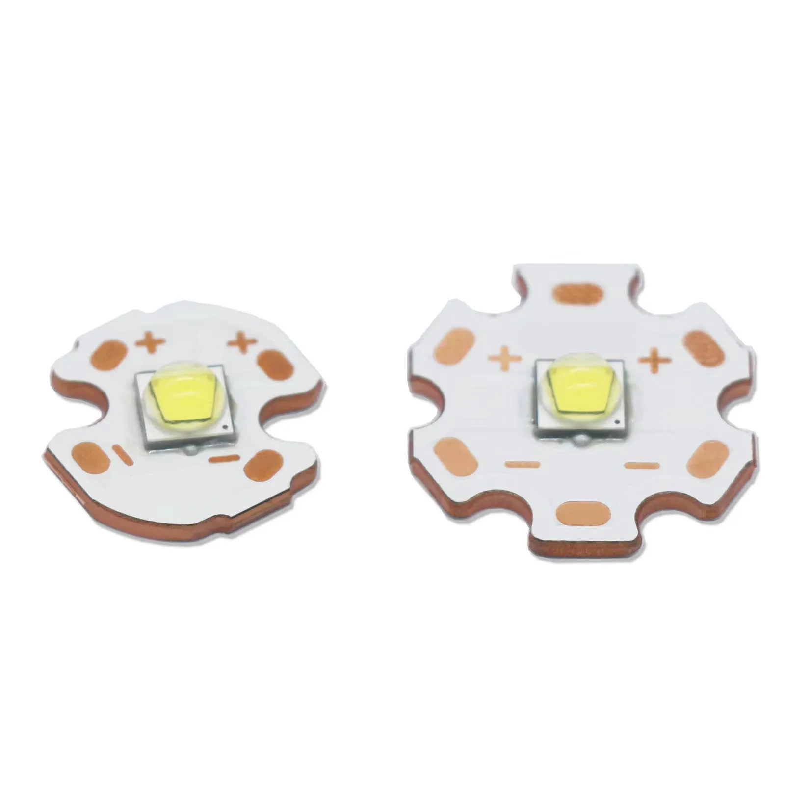 10pcs perline LED ad alta potenza 3W 5W 10W 16mm 20mm 3V substrato di rame PCB LED COB Chip diodi fai da te per torcia torcia illuminazione per auto