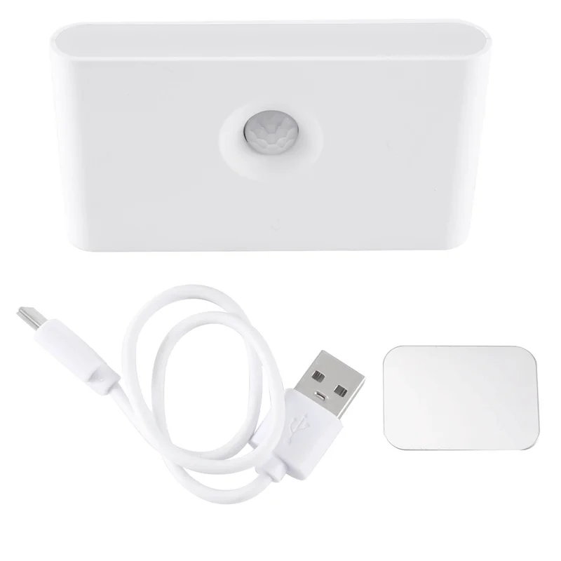 ABLL-センサーナイトライト磁気廊下キャビネットナイトライトワイヤレスUSB充電人体誘導ウォールライト