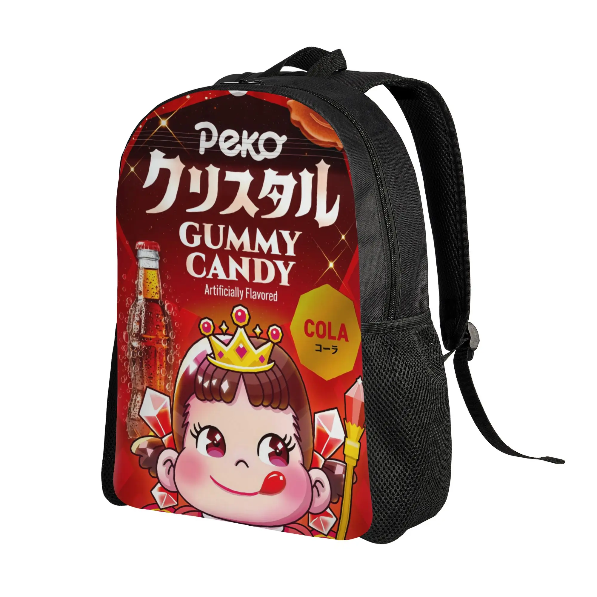 Fujiyaa Cola Flavor Gummy Candy Backpack Students Sporty Fashionable mochila Large Capacity Laptop Bag Back To School Season