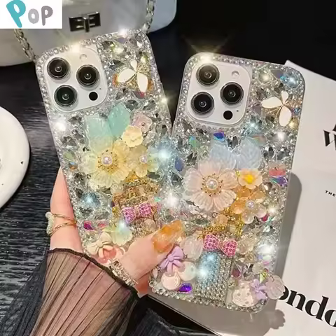 Rhinestone Case for Samsung Galaxy S25 S24 S23 S22 S21 S20 S10 S9 Ultra Plus FE Case Diamond Phone Cover Sunjolly