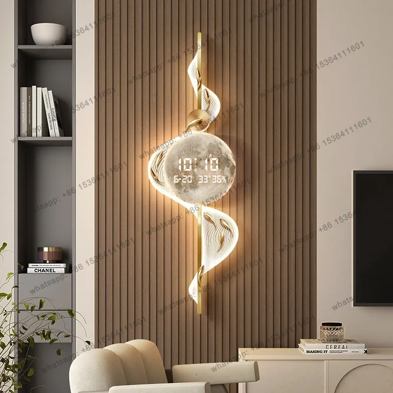 Best Sellers Aesthetic Uminous Wall Watch Simple Xenomorph Led Fashion Clock Wall Modern Nordic Relogio De Parede Living Room De