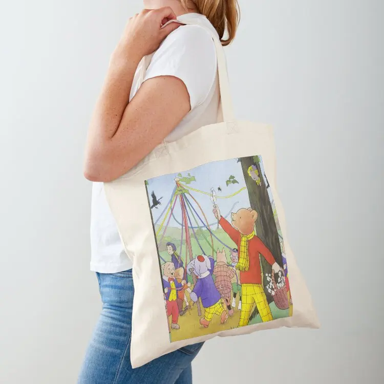 

Rupert Bear Tote Bag tote bag men canvas tote bag Canvas Shopper handbag