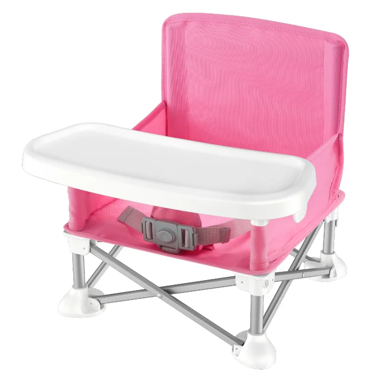 

Baby Booster Seat Portable Lightweight Baby Aluminum Chair Folding Beach Chair